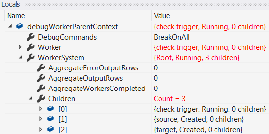 Debugging WorkerParent Breakpoints Context
